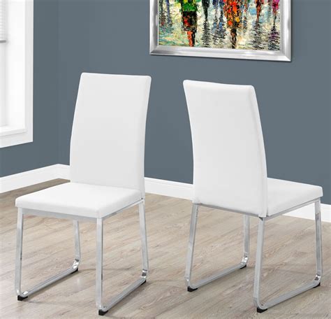 Leather and Chrome Dining Chairs